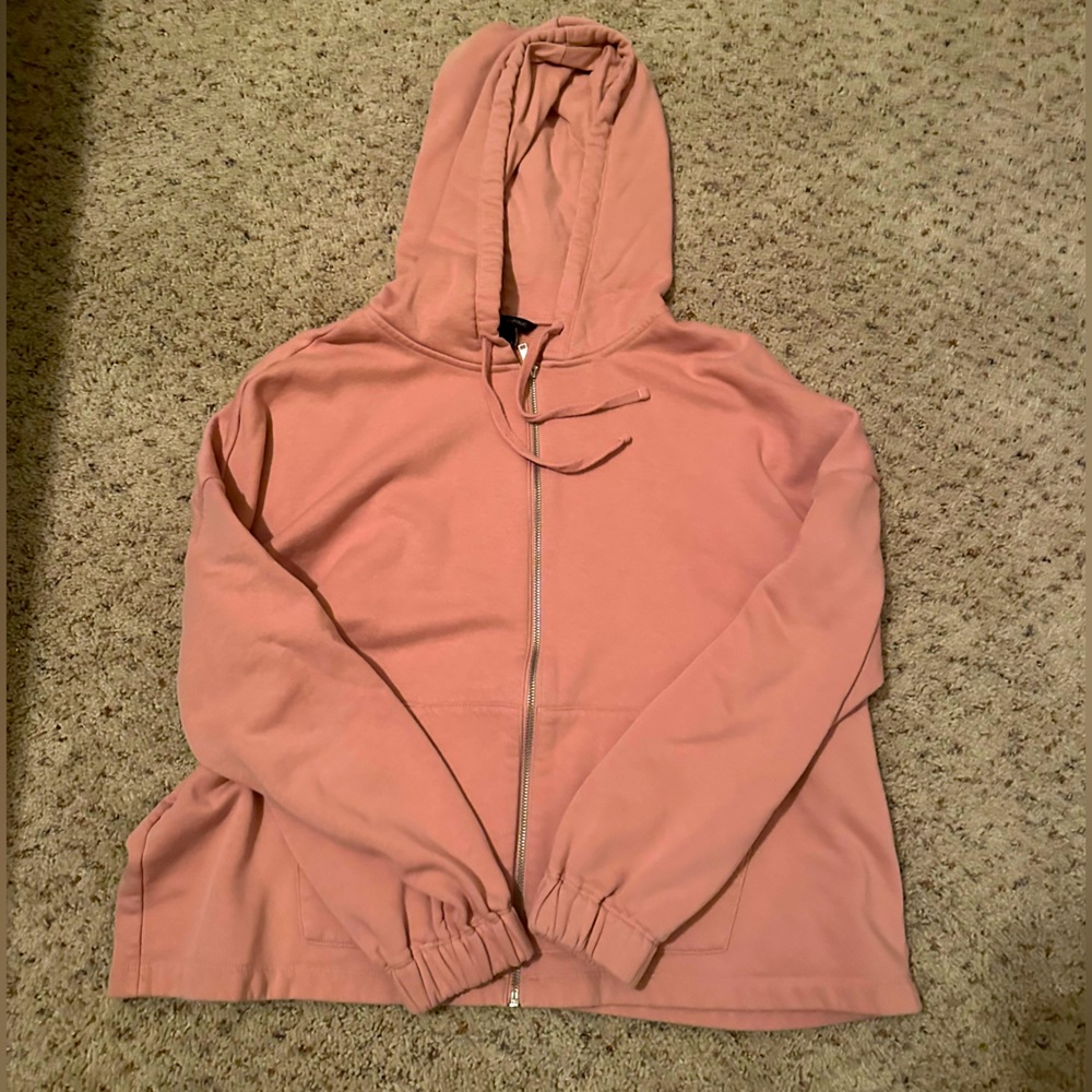 Pink Banana Republic Full Zip Up Hoodie